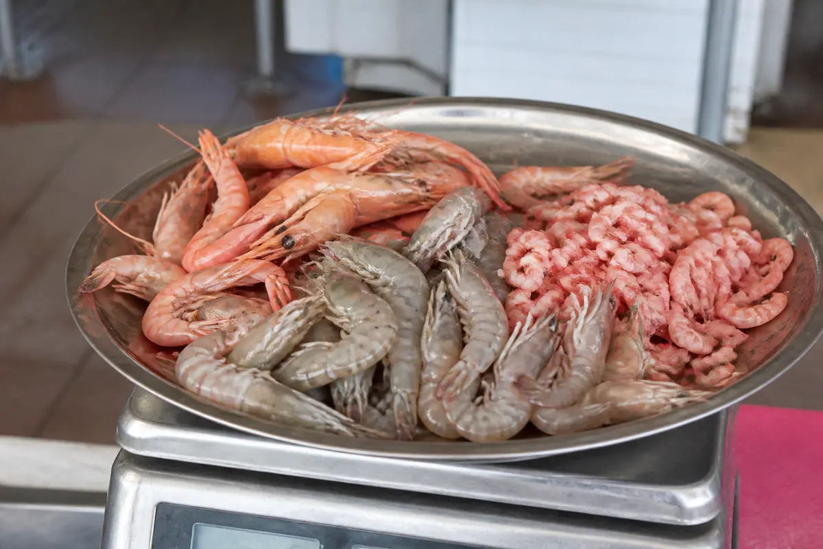 Combien de crevettes dans 1 kg selon le Calibre exact ?