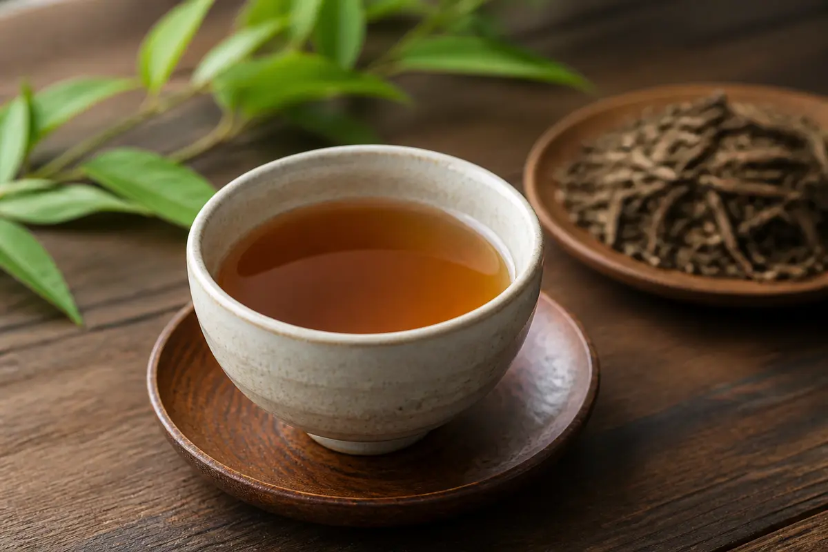 Houjicha bio du Japon : Thé vert torréfié et grillé ?