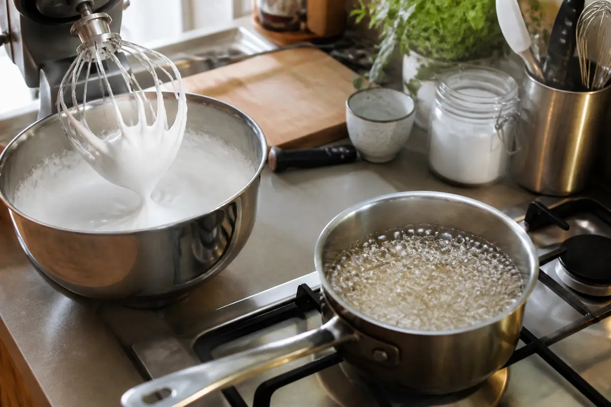 Meringue sans thermomètre italienne : Recette facile et inratable